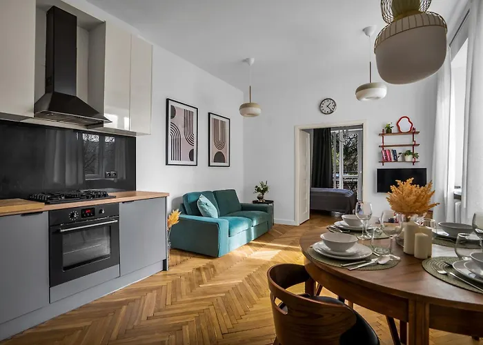 Warsaw Suite Near River - 58M2, Balcony, Metro - By Rentujemy